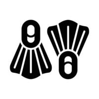 Flossen Vektor Glyphe Symbol zum persönlich und kommerziell verwenden.