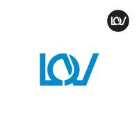 brev lov monogram logotyp design vektor