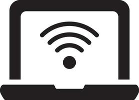 Computer-WLAN-Symbol vektor