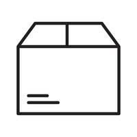 Box Paket Symbol Symbol Vektor Design Illustration