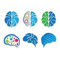 Gehirn-Logo-Bilder vektor