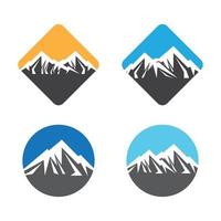 Berg Logo Bilder vektor