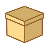 låda paket symbol ikon vektor design illustration