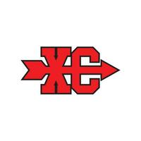 xc cc Kreuz Land t Hemd Design Vektor