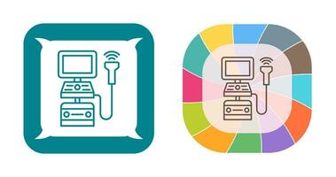 Vektorsymbol für Ultraschallgerät vektor