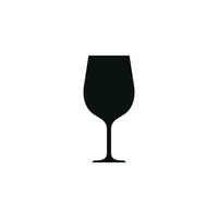 Wein Glas Symbol isoliert auf Weiß Hintergrund vektor