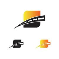motorväg logotyp och symbol vektor