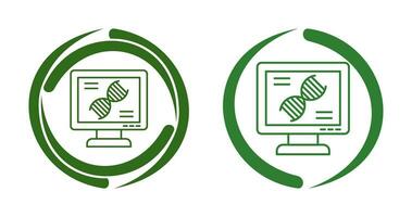 DNA-Testvektorsymbol vektor