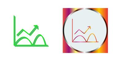 trend i Graf vektor ikon