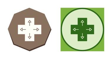 eindeutiges Richtungstasten-Vektorsymbol vektor