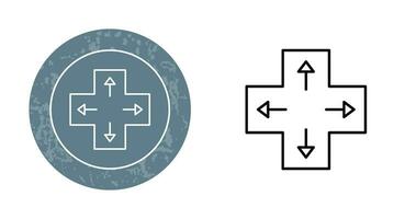 eindeutiges Richtungstasten-Vektorsymbol vektor