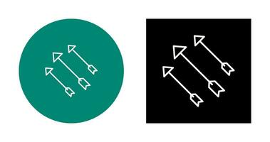 Einzigartiges Pfeil-Vektorsymbol vektor