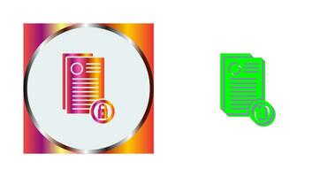 Datenschutz-Vektor-Symbol vektor