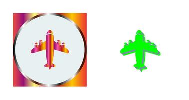 Vektorsymbol für fliegendes Flugzeug vektor