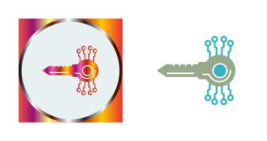 Schlüsselcode-Vektorsymbol vektor