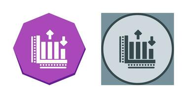 Balkendiagramm-Vektorsymbol vektor