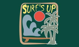 kalifornien surfing båtar färgrik strand svg illustration design, Hallå, sommar kalifornien strand vektor t-shirt design.