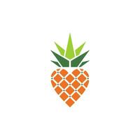 Ananas Vektor Logo Design