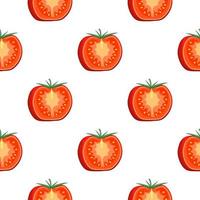 Illustration zum Thema Muster rote Tomate vektor
