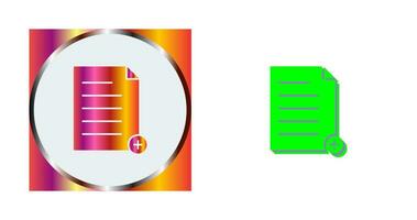 einzigartiges Symbol zum Hinzufügen von Dateivektoren vektor