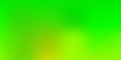 dunkelgrüner, gelber Vektor verschwommener Hintergrund.