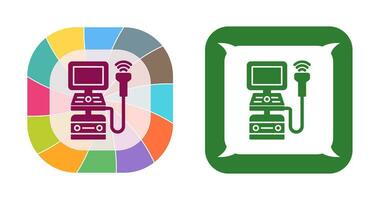 Vektorsymbol für Ultraschallgerät vektor