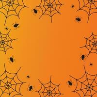 Halloween Feier Hintergrund, kostenlos Kopieren Raum Bereich. Vektor zum Gruß Karten, Poster, Banner, Sozial Medien.