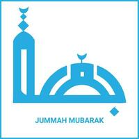 jumma mubarak kalligrafi för social media inlägg design, kalligrafi, islamisk, jummah mubarak arabicum text vektor kalligrafi