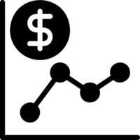 analytics glyfikon vektor