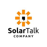 Solar- sich unterhalten Logo. verlängerbar Energie und Solar- Leistung Konzept vektor