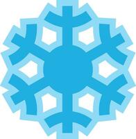 Schneeflocke Symbol editierbar Vektor auf Weiß Hintergrund