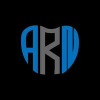 arn brev logotyp kreativ design. arn unik design. vektor