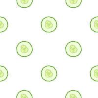 illustration på temat av grönt gurka för ljusa mönster vektor