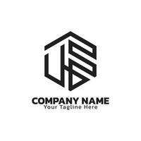 modern Logo Design mit Monogramm Stil vektor