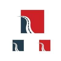motorväg logotyp och symbol vektor