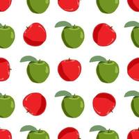 Illustration zum Thema großer farbiger nahtloser Apfel vektor