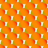 Illustration zum Thema große farbige nahtlose Mango vektor