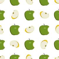 Illustration zum Thema großer farbiger nahtloser Apfel vektor