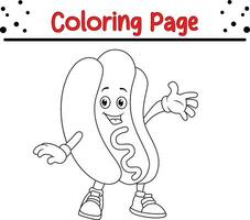 Färbung Seite zum Kinder. schwarz und Weiß Vektor Illustration zum Färbung Buch
