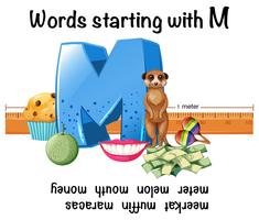 Englische Wörter beginnend mit M vektor