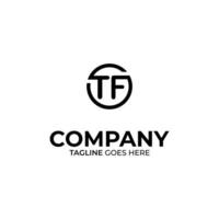 tf kreativ modern Briefe Logo Design Vorlage vektor