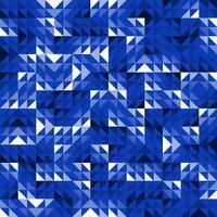 nahtlos Blau geometrisch Vektor Muster mit Dreiecke. modern und elegant Luxus abstrakt Hintergrund mit Dreieck Formen. hell wiederholen Muster zum Stoff, Sammelalbum, Broschüre, Banner