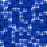 nahtlos Blau geometrisch Vektor Muster mit Dreiecke. modern und elegant Luxus abstrakt Hintergrund mit Dreieck Formen. hell wiederholen Muster zum Stoff, Sammelalbum, Broschüre, Banner