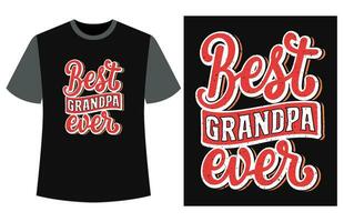 glücklich Großeltern Tag T-Shirt Vektor, komisch Jahrgang Großeltern Tag T-Shirt Design vektor