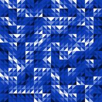 nahtlos Blau geometrisch Vektor Muster mit Dreiecke. modern und elegant Luxus abstrakt Hintergrund mit Dreieck Formen. hell wiederholen Muster zum Stoff, Sammelalbum, Broschüre, Banner