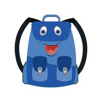 Tasche Karton Charakter Clip Art Design vektor