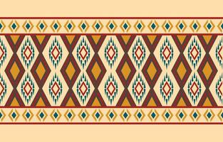 ethnisch abstrakt Ikat Kunst. aztekisch Ornament drucken. geometrisch ethnisch Muster nahtlos Farbe orientalisch. Design zum Hintergrund ,Vorhang, Teppich, Hintergrund, Kleidung, Verpackung, Batik, Vektor Illustration.