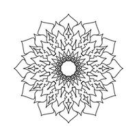 Hand gezeichnet Mandala. Dekoration im ethnisch Gekritzel Ornament. vektor
