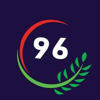 Kreis 96 Logo Vektor kostenlos Vektor