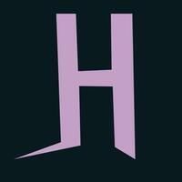 Buchstabe h Logo Vektor